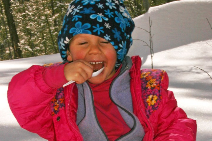 a woman talking on a cell phone