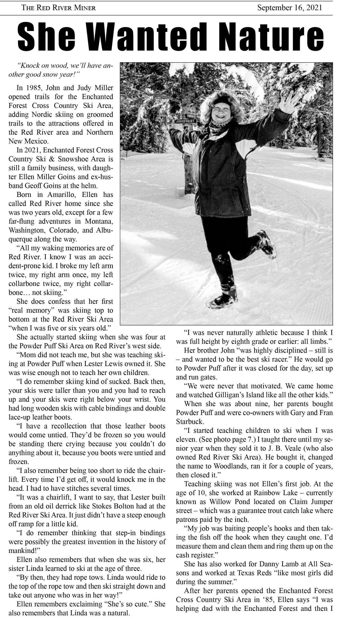 a person in a newspaper